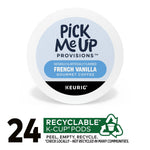 Pick Me Up Provisions™ French Vanilla Coffee Keurig® K-Cup® Pods, Light Roast, 24/Box (PM62434)
