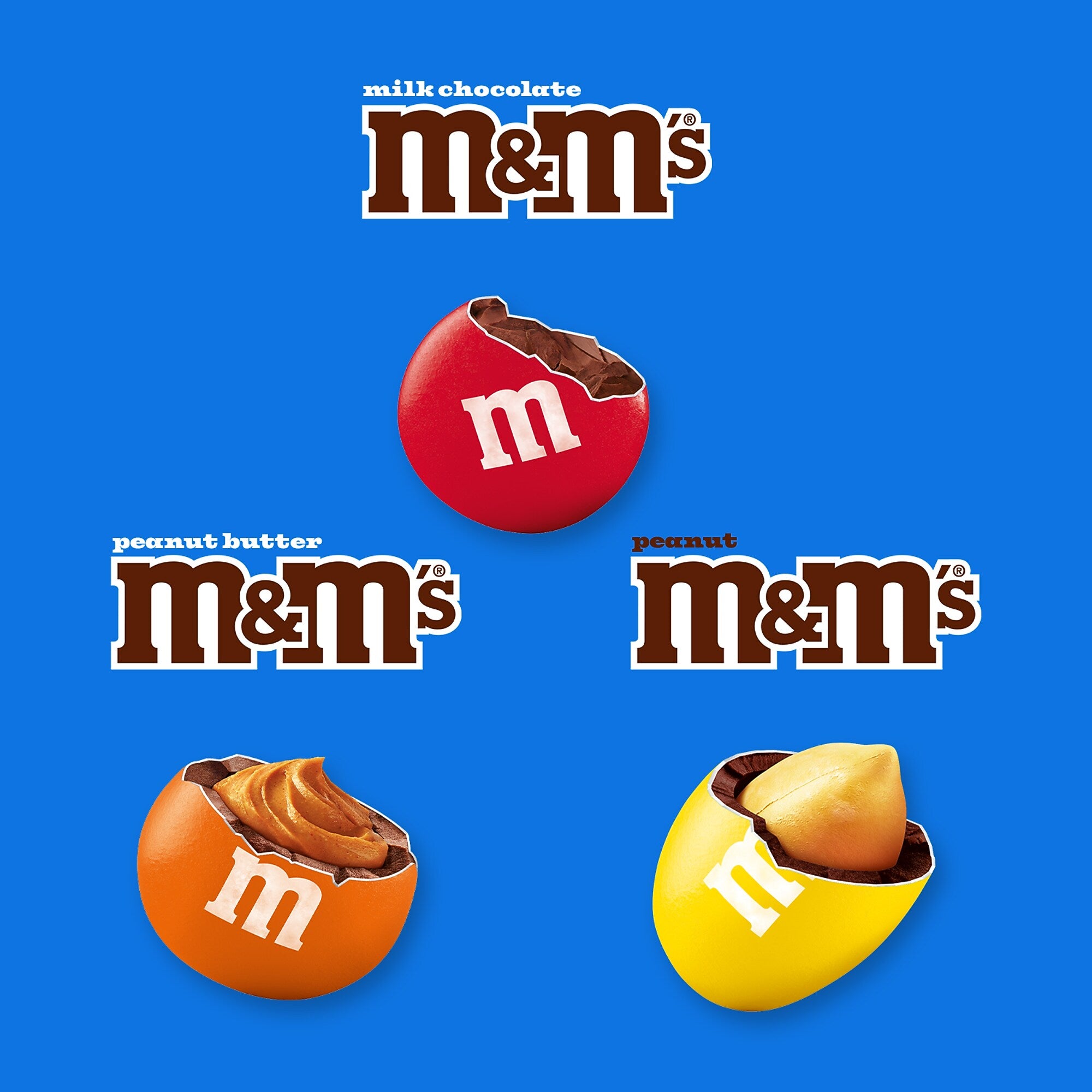 M&M'S Fun-Size Milk Chocolate Candy Variety Pack, 19.41 oz., 35 Pieces (460668)