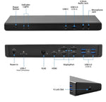 CODi Centro1080 Triple Display USB-C Docking Station (A01080)