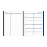 2026 Blue Sky Passages 8.5" x 11" Calendar Year Weekly & Monthly Planner, Plastic Cover, Gray (100009-26)