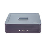 CONTROLTEK Cash Box, 6 Compartments, Charcoal (CNK500128)