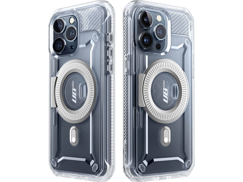 SUPCASE Unicorn Beetle PRO MAG Rugged Case for iPhone 15 Pro Max, Shock-Absorbing, Clear (SPH23MX67MGPSCL)