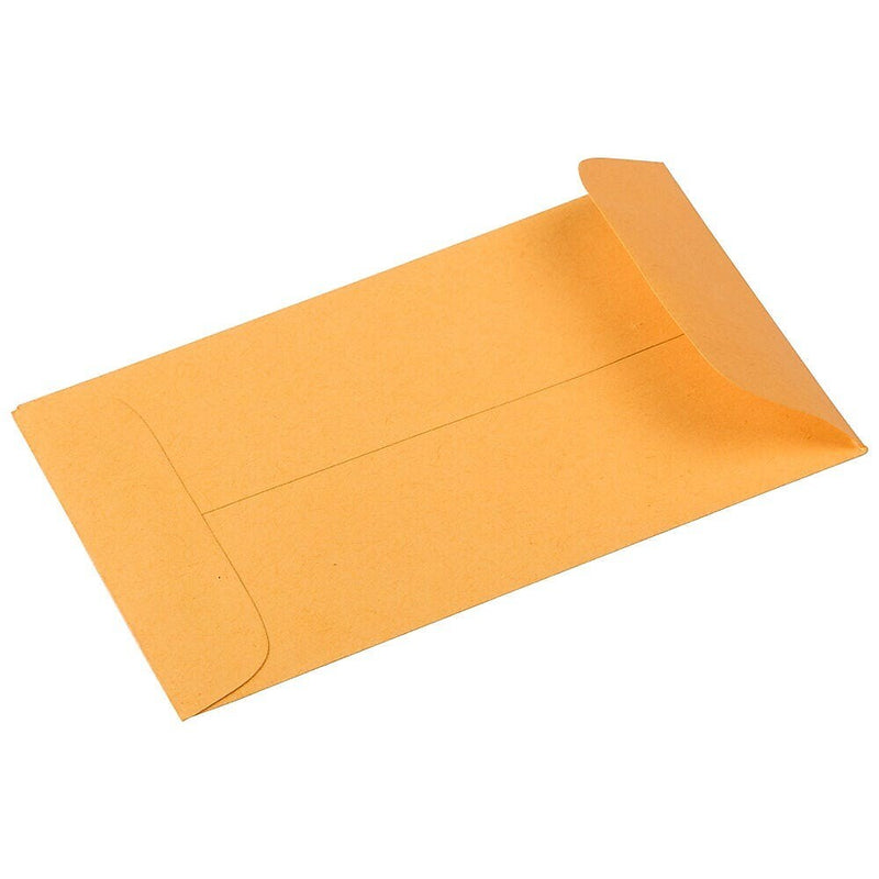 JAM Paper #3 Catalog Envelopes, 2 1/2" x 4 1/4", Brown Kraft, 50/Pack (94755-50)