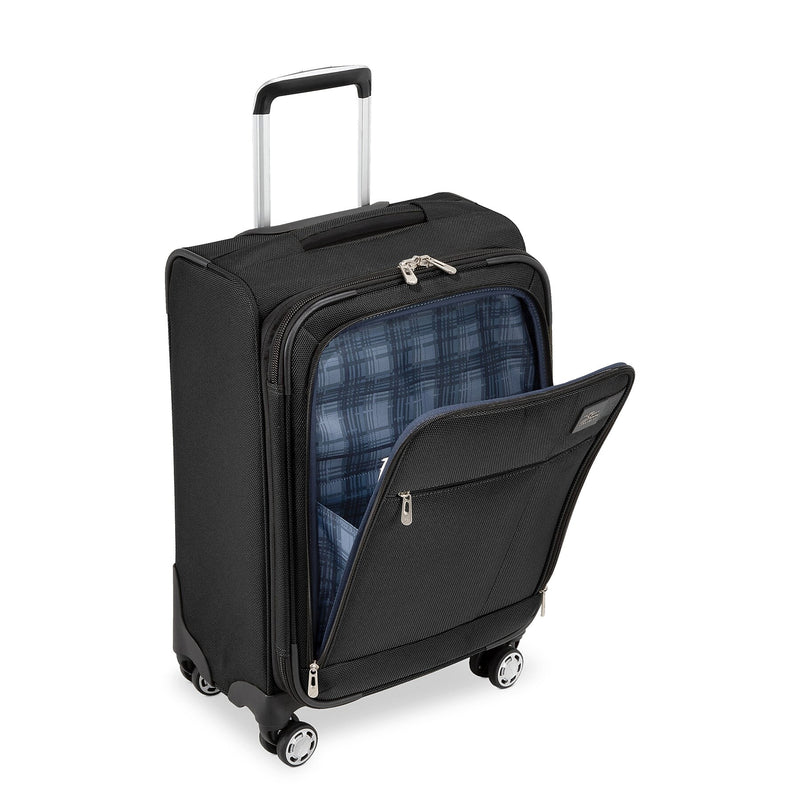 Skyway Luggage Sigma 7.0 20" Carry-On Suitcase, 8-Wheeled Spinner, Black (177-20"001-4WB)