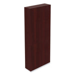 Alera® Alera Valencia Series Square Corner Bookcase, Seven-Shelf, 35.63w x 11.81d x 83.86h, Mahogany