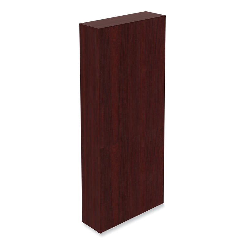 Alera® Alera Valencia Series Square Corner Bookcase, Seven-Shelf, 35.63w x 11.81d x 83.86h, Mahogany