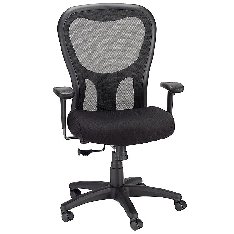 Tempur-Pedic Ergonomic Fabric/Mesh Swivel Task Chair, Black (TP9000-C-BLK)