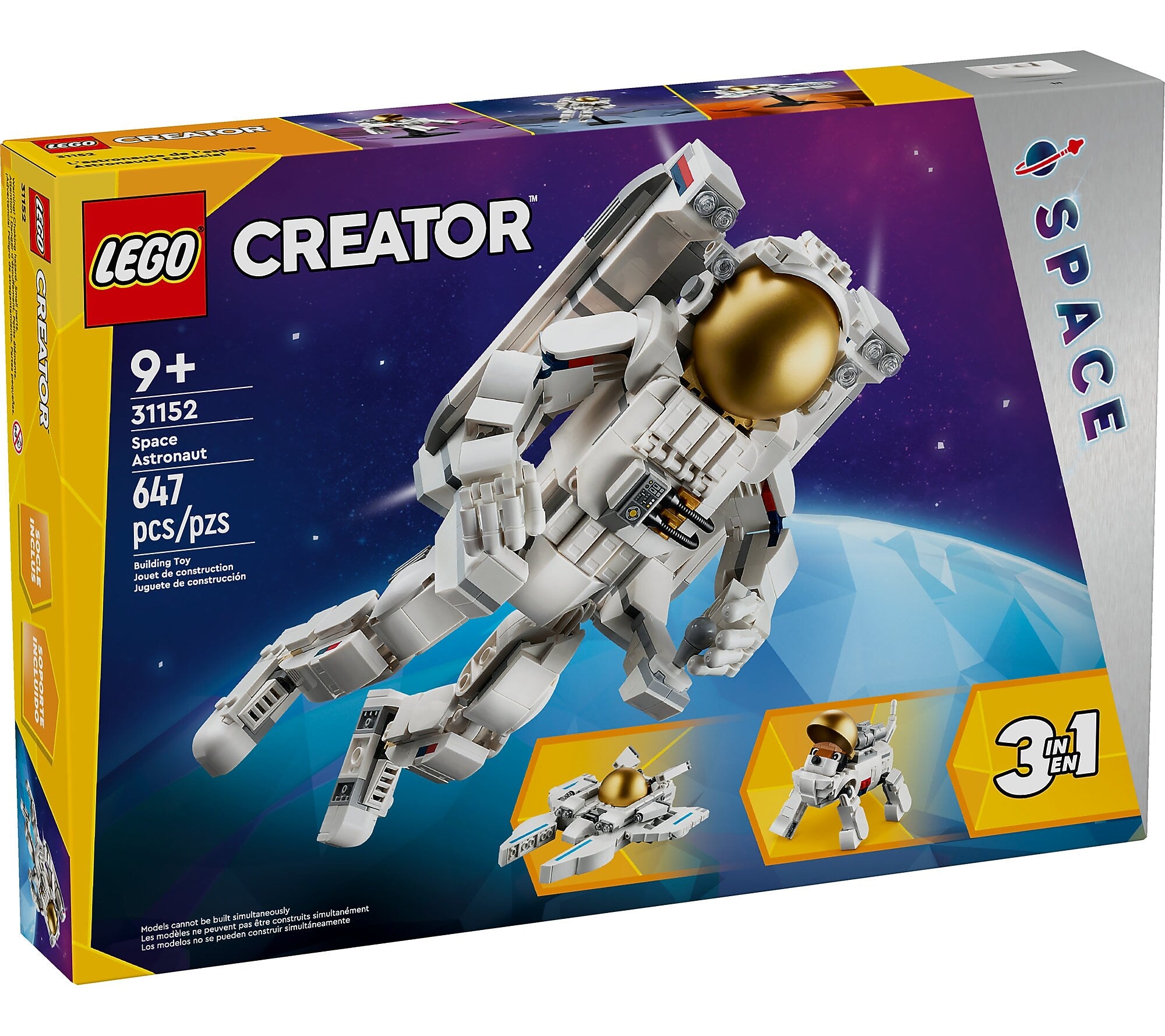 LEGO Creator Space Astronaut, 647 Pieces (31152)