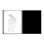 2026 Blue Sky Enterprise 8.5" x 11"  Weekly & Monthly Appointment Book, Plastic Cover, Black (111289-26)