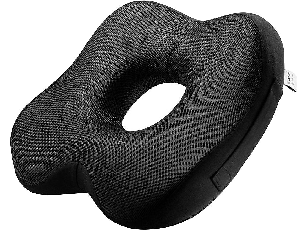 Mount-It! Ergo Collection Memory Foam Ergonomic Seat Cushion, Black (MI-1104)