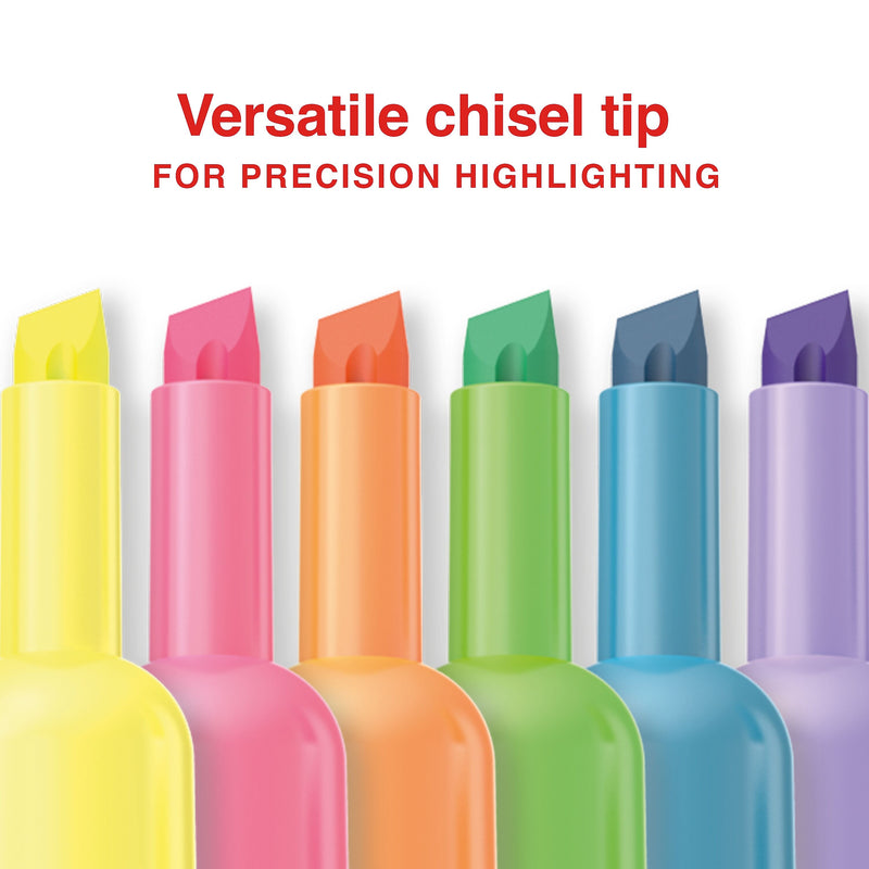 Staples Hype Tank Highlighter, Chisel Tip, Assorted, 36/Pack (ST62946)