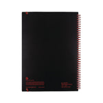 Black N' Red Professional 1-Subject Professional Notebook, 8.25" x 11.75", Wide Ruled, 70 Sheets, Black (JDK-E67008)