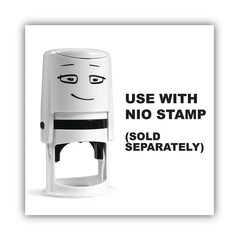 NIO® Ink Pad for NIO Stamp with Voucher, 2.75" x 2.75", Noble Blue (COS071510)