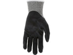 MCR Safety Cut Pro Hypermax Fiber/Bi-Polymer Work Gloves, Salt-and-Pepper/Black, L, Pair (127-92754BPL)