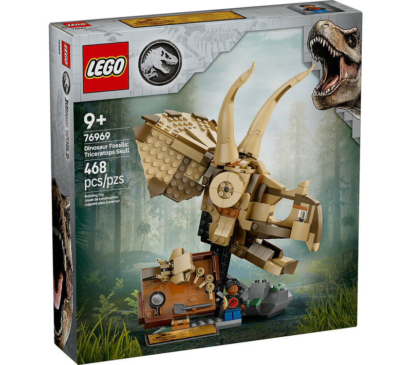 LEGO Jurassic World Dinosaur Fossils: Triceratops Skull, 468 Pieces (76969)