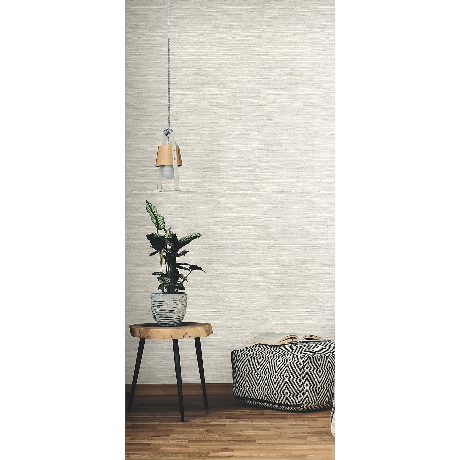 York Wallcoverings Faux Grasscloth Peel and Stick Wallpaper (RMK11562WP)