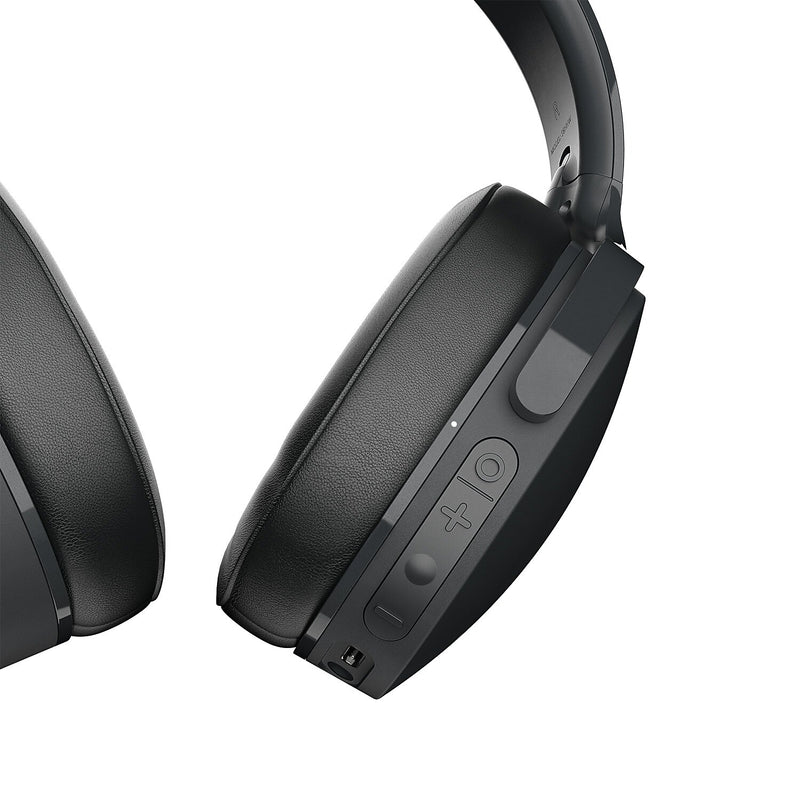 Skullcandy Hesh Wireless Active Noise-Canceling Over-Ear Headphones with Microphone, Bluetooth, True Black (S6HHW-N740)