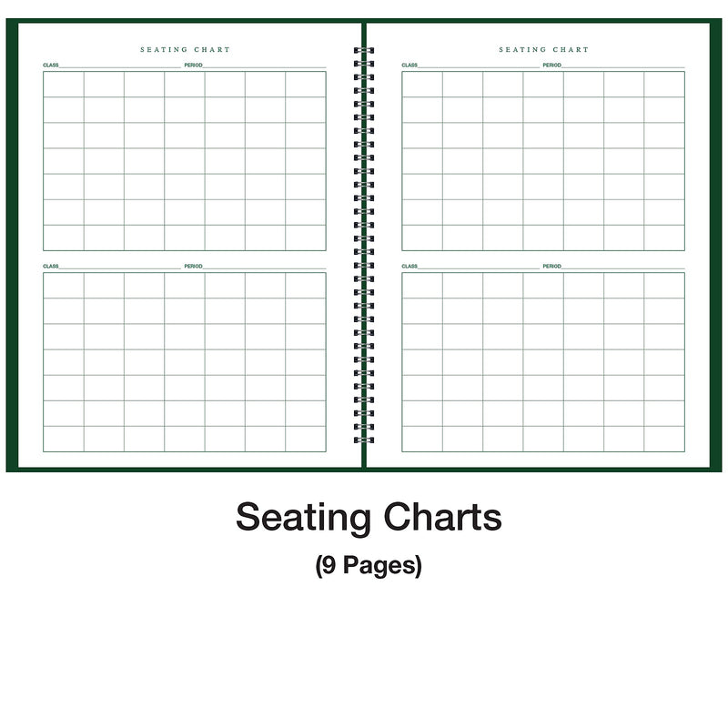 Ward Undated Combination Class Record and Lesson Plan Book, 8.5" x 11", 25/Pack (WRD-910-18-CP)