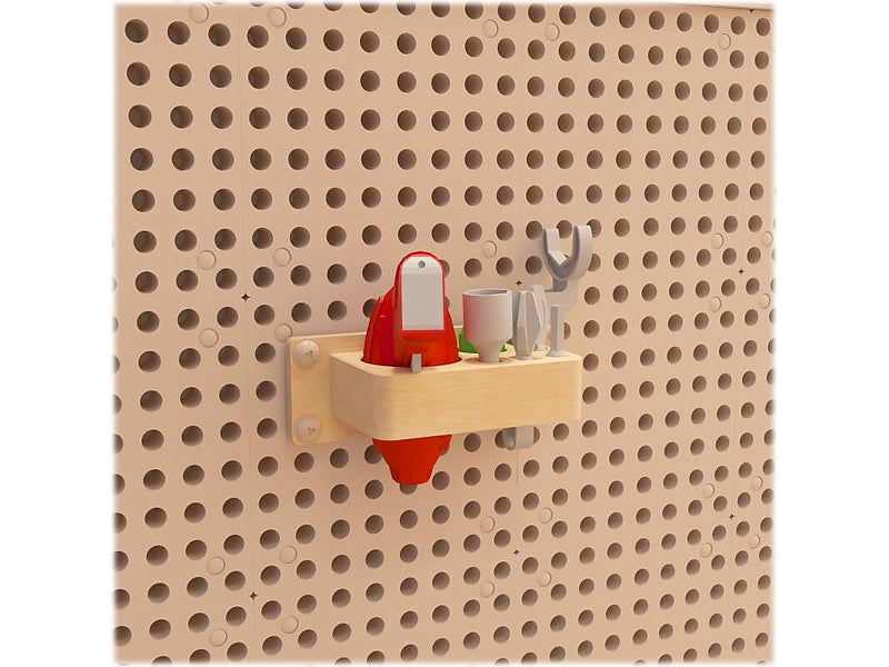 Flash Furniture Bright Beginnings Tools & Holder Accessory Set for Modular STEAM Walls (MK-ME13118-GG)