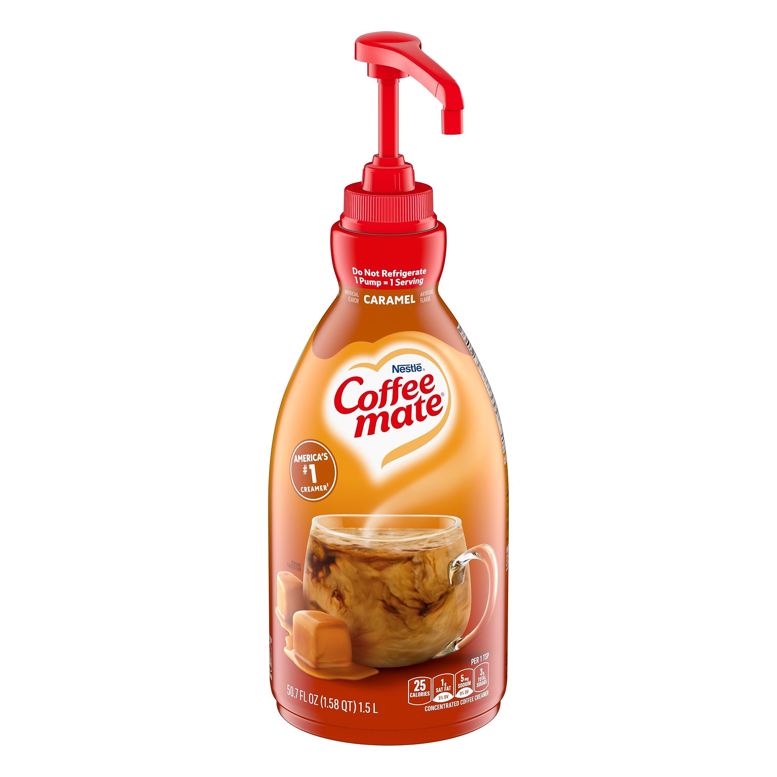 Coffee mate Caramel Liquid Creamer, 50.7 oz. (12536266)