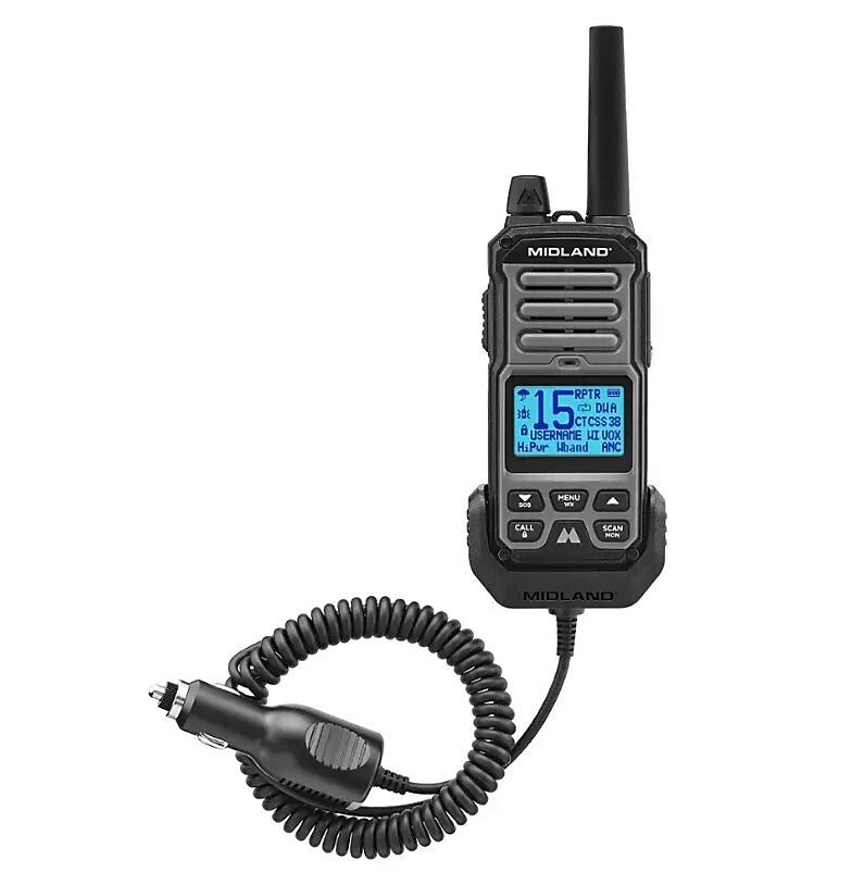 Midland GXT67 PRO GMRS Two-Way Radio, Black (GXT67)