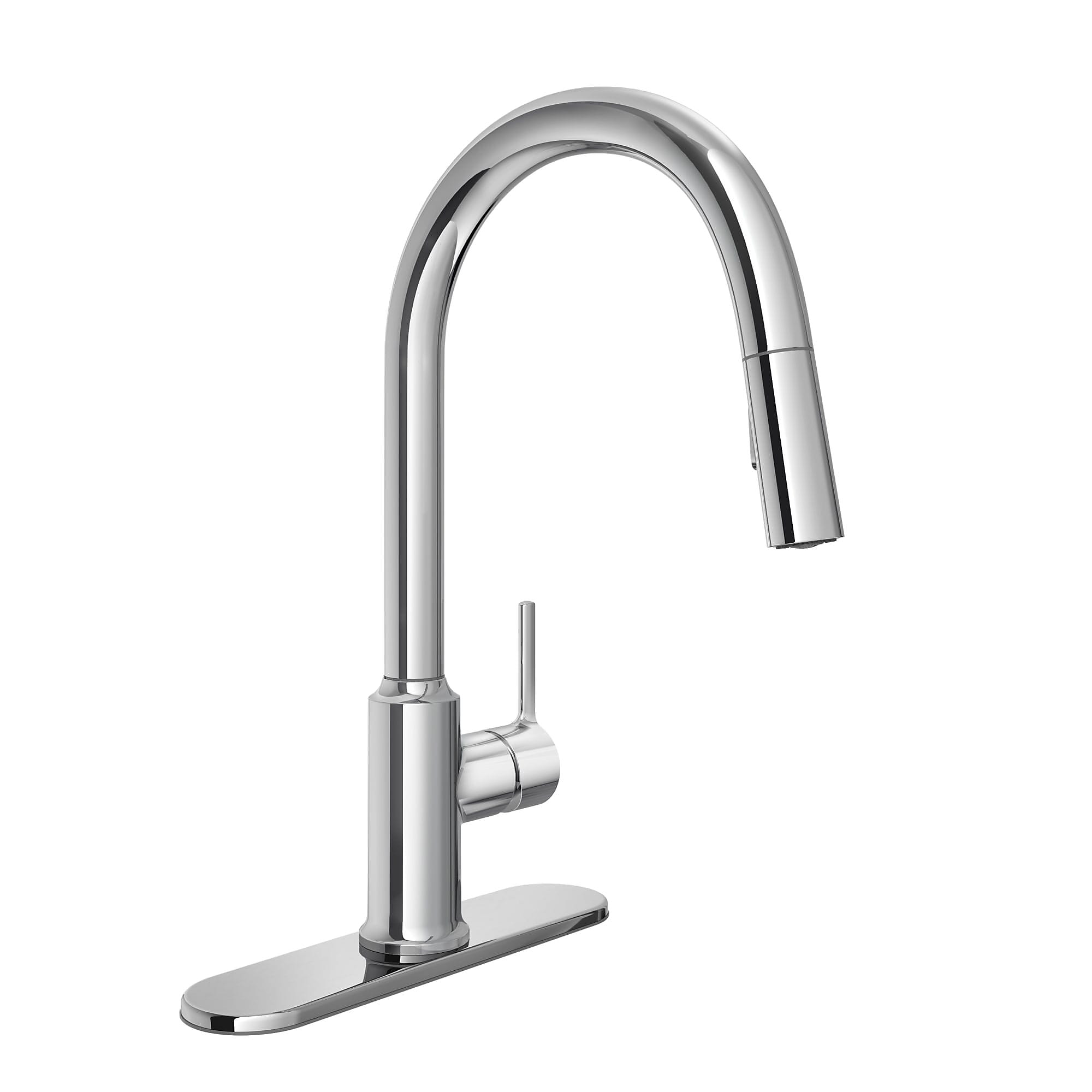 PROFLO 1.5 GPM Single Hole Pull Down Kitchen Faucet (PFXC4027CP)