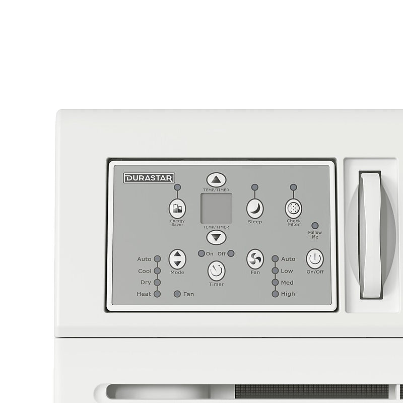 Durastar 230-Volt 18800 BTU 18500 (BTU DOE) Window Air Conditioner with Remote, White (DRWHC182XNA1)