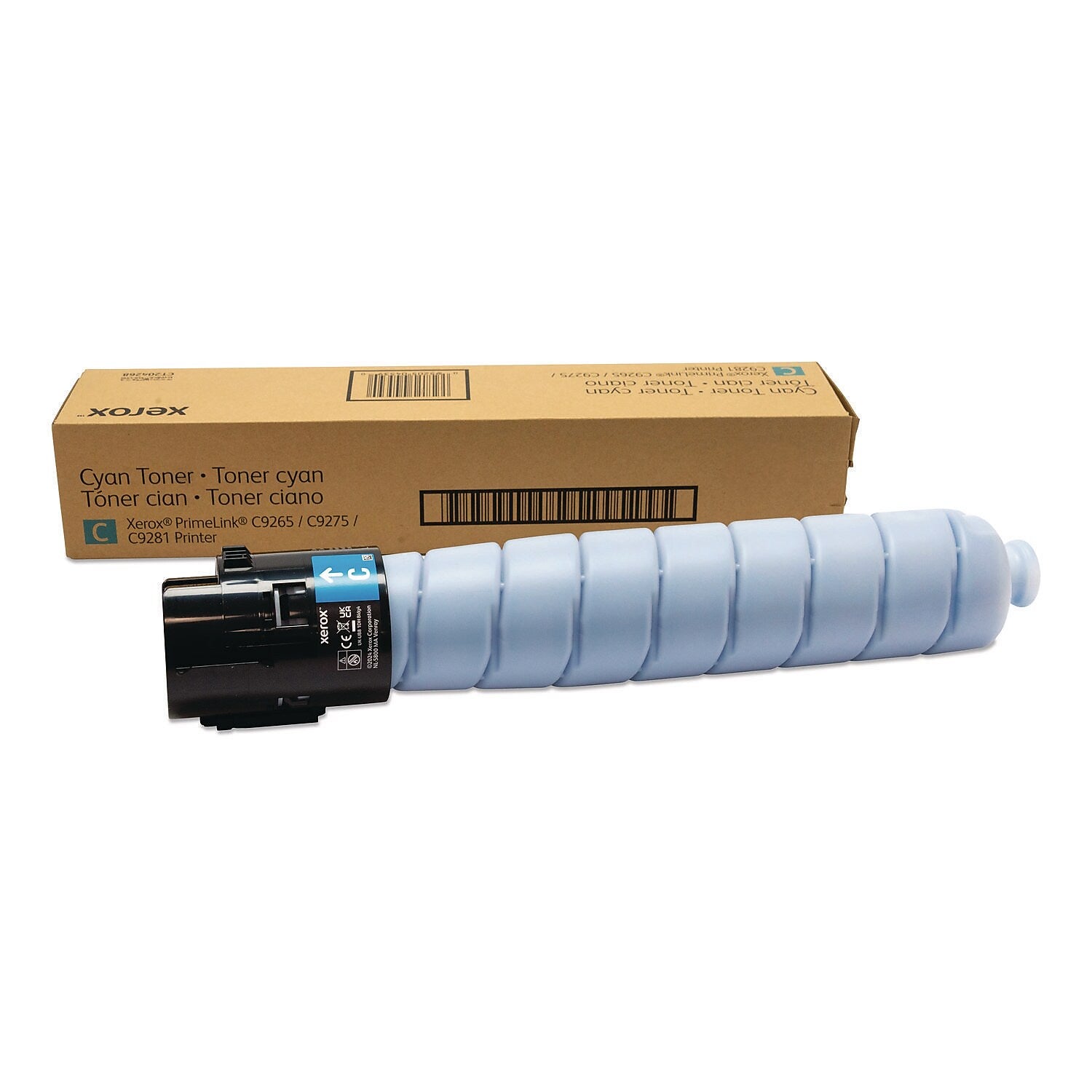 Xerox 006R04852 Cyan Standard Yield Toner Cartridge, Prints Up to 37,500 Pages