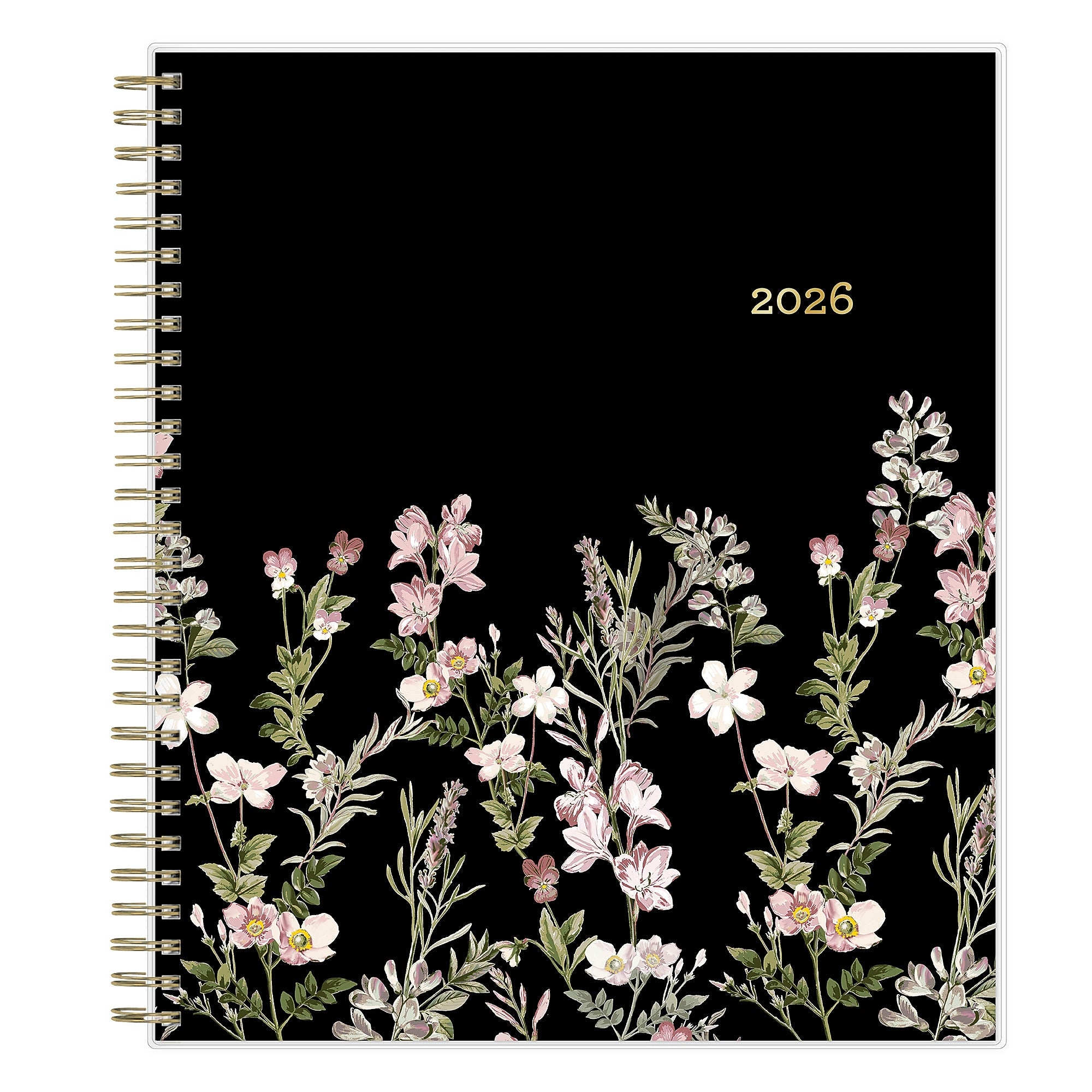 Planning Calendar BS Nevaeh Clear PET 8x10 RY26 Monthly Safety Wirebound -