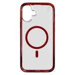 cellhelmet Magnitude Series MagSafe Phone Case for iPhone 16 Plus, Shock Absorbing, Lava Red (CM-105-LR)