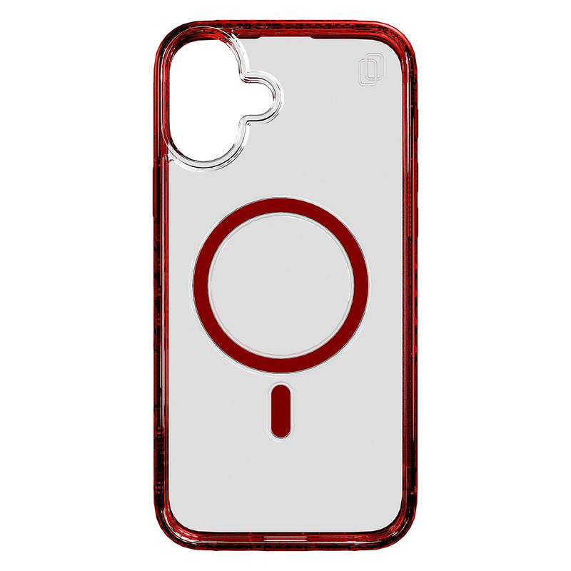 cellhelmet Magnitude Series MagSafe Phone Case for iPhone 16 Plus, Shock Absorbing, Lava Red (CM-105-LR)