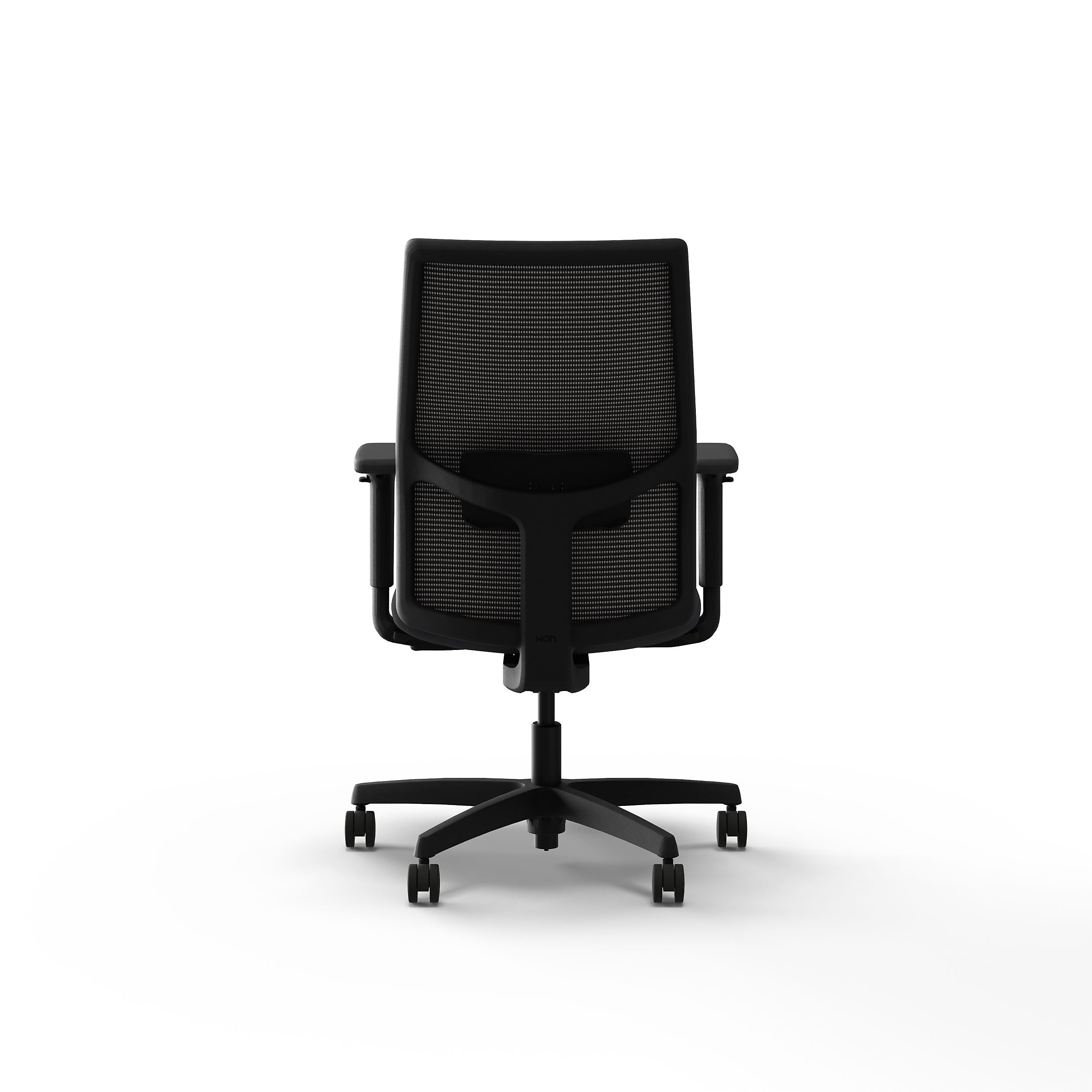 HON Ignition 2.0 Vinyl/Mesh Swivel Task Chair, Basalt/Black (HIWMM.Y1.A.H.IM.SX23.BL.SB.T)