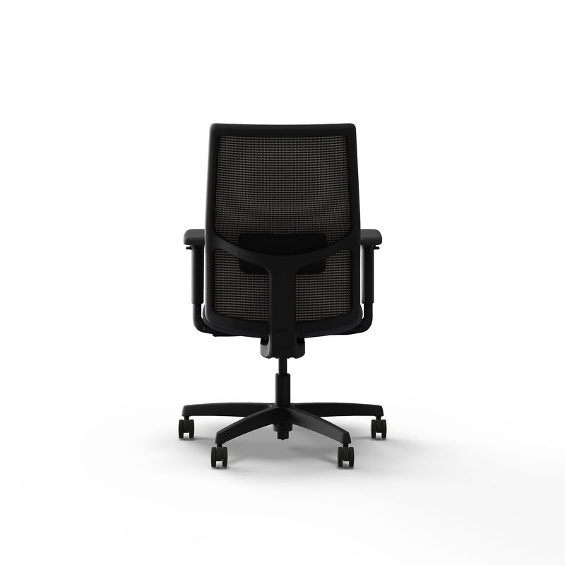 HON Ignition 2.0 Vinyl/Mesh Swivel Task Chair, Basalt/Black (HIWMM.Y1.A.H.IM.SX23.BL.SB.T)