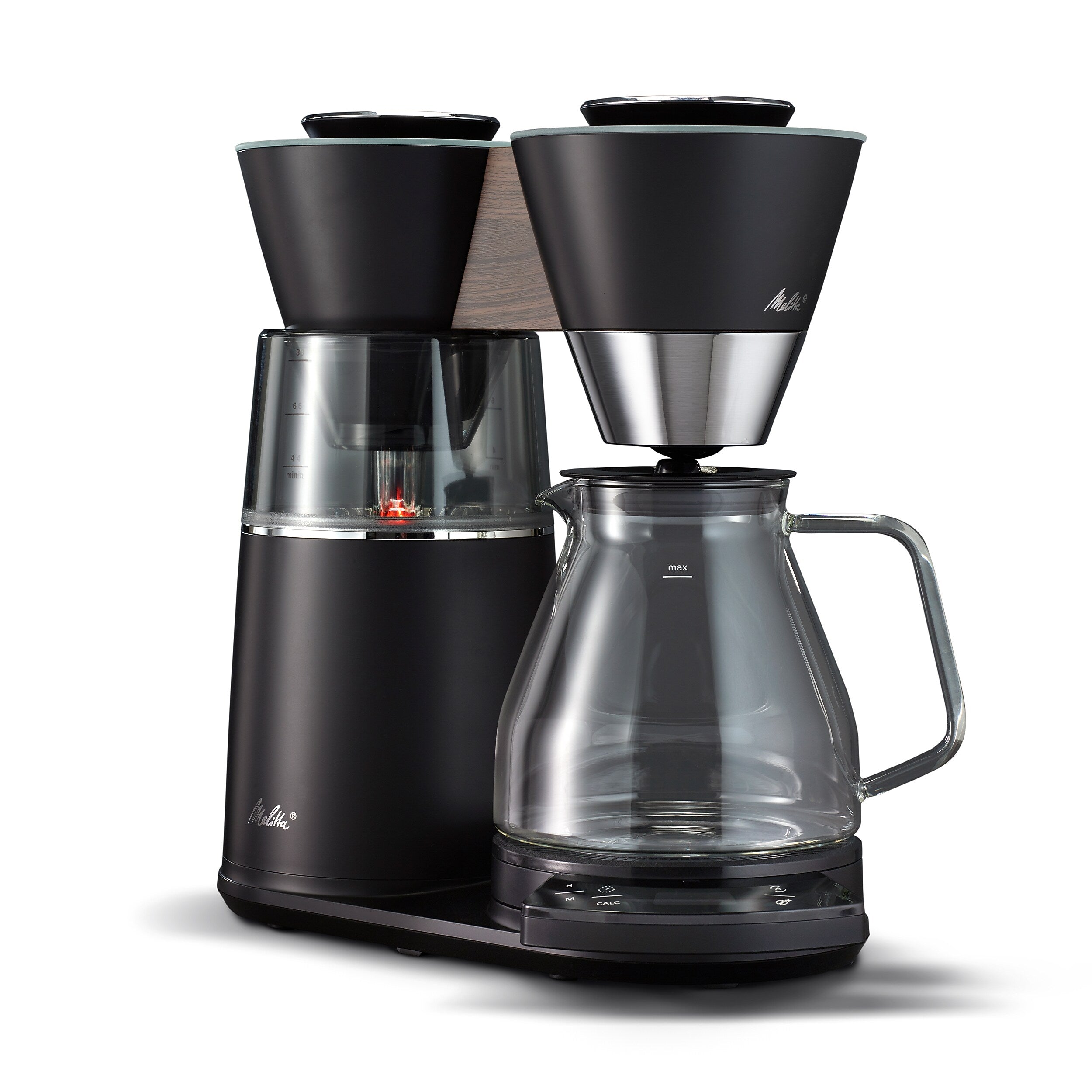 Melitta Vision Luxe 12-Cups Automatic Drip Coffee Maker, Matte Black (MCM002WULBK1)