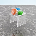 Azar Displays 2.5" Riser, Clear, 4/Pack (515328)