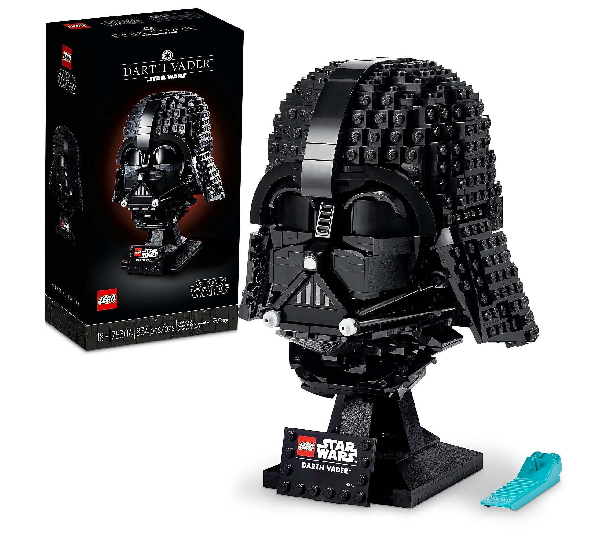 LEGO Star Wars Darth Vader Helmet, 834 Pieces (75304)