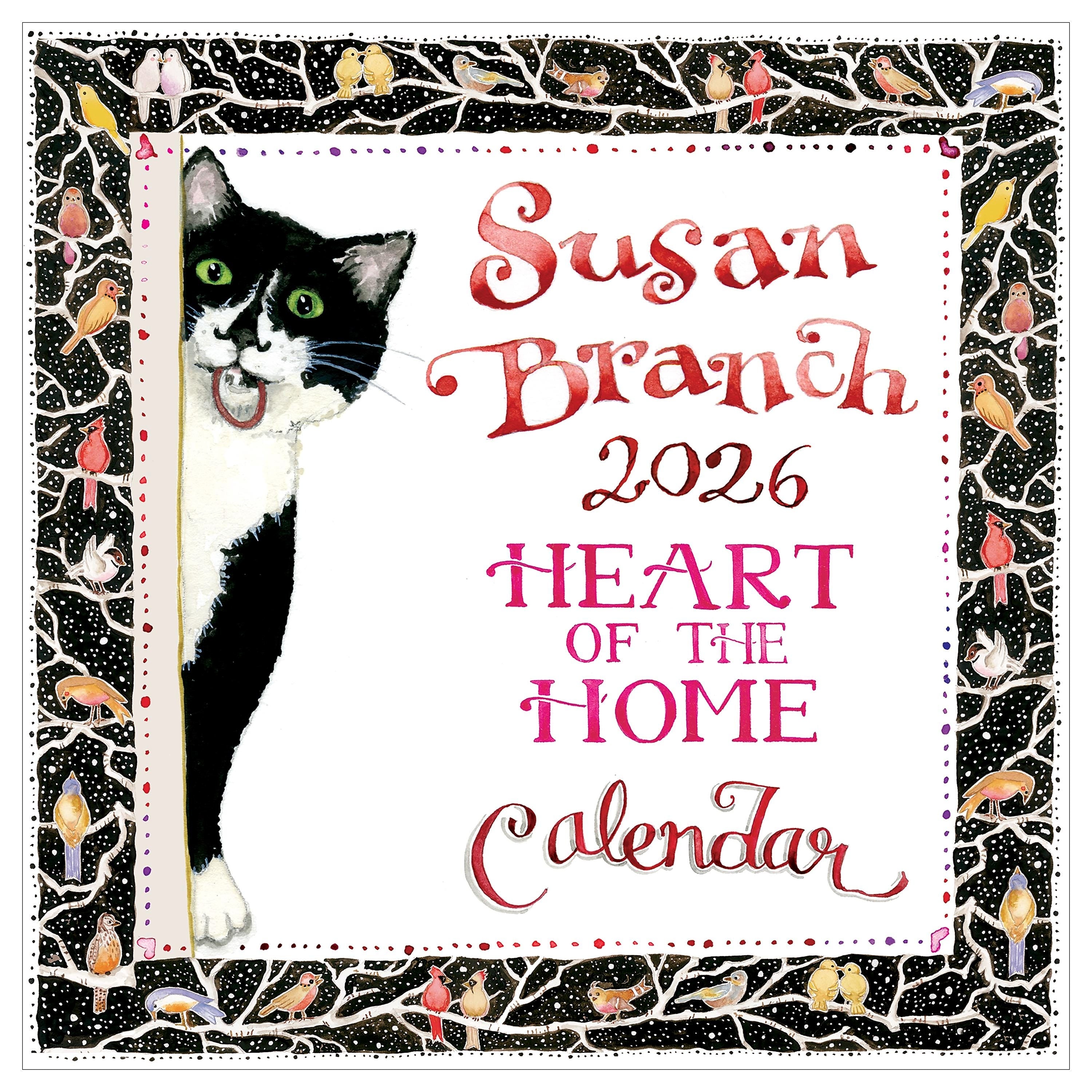2026 TF Publishing 12" x 17" TF Publishing 7" x 7" Susan Branch Mini Calendar 26-2106