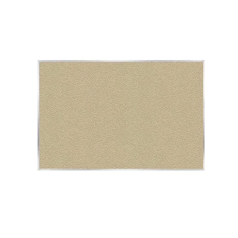 Ghent Vinyl Bulletin Board, Satin Aluminum Frame, 4' x 7'-4", Caramel (AV47-181)