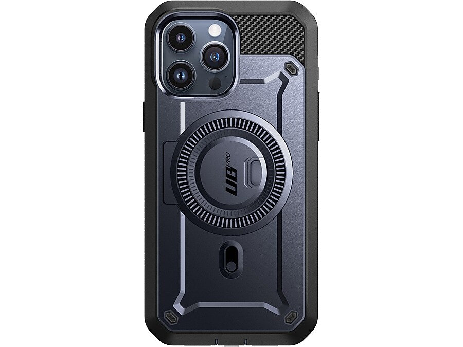 SUPCASE Unicorn Beetle PRO MAG Rugged Case for iPhone 15 Pro Max, Shock-Absorbing, Dark Blue (SPH23MX67MGPSMN)