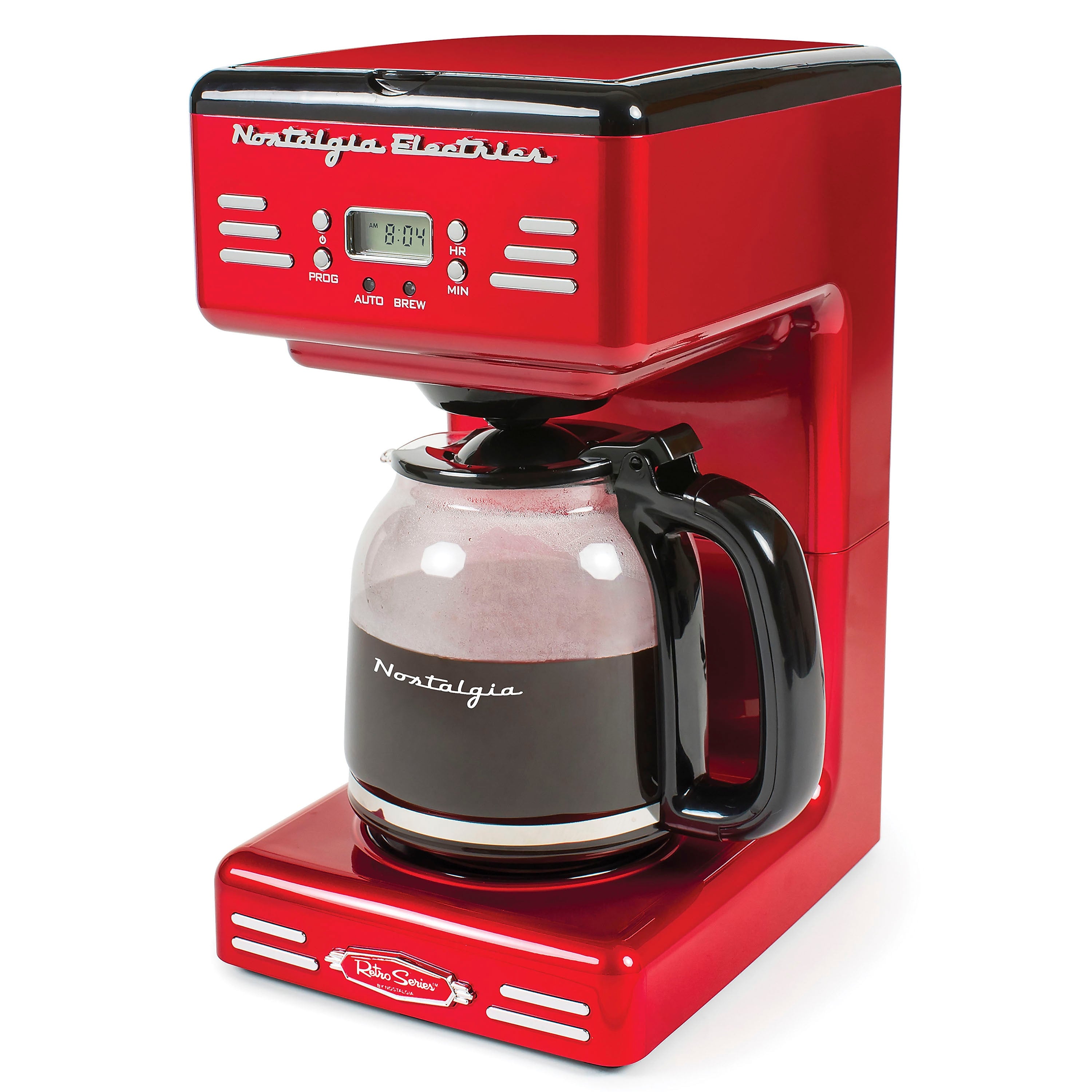 Nostalgia 12-Cups Automatic Drip Coffee Maker (NRCOF12RR)