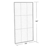 Azar 48" x 24" Pegboard Wall Panel, Clear (700248-CLR)