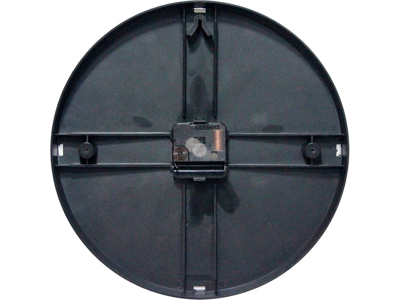Infinity Instruments Intrinsic Prosaic ITC Wall Clock, 12"Dia. (14529SV-830)