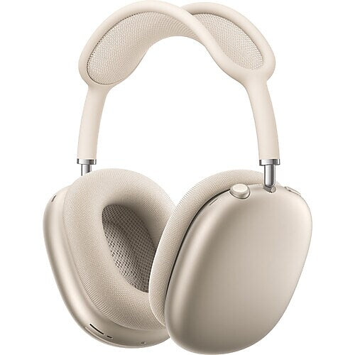 Apple AirPods Max Wireless Active Noise Canceling Over-Ear Headphones, Bluetooth, Starlight (MWW53AM/A)