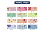 2024 AT-A-GLANCE Paper Flowers 21.75" x 17" Monthly Desk Pad Calendar (5035-24)