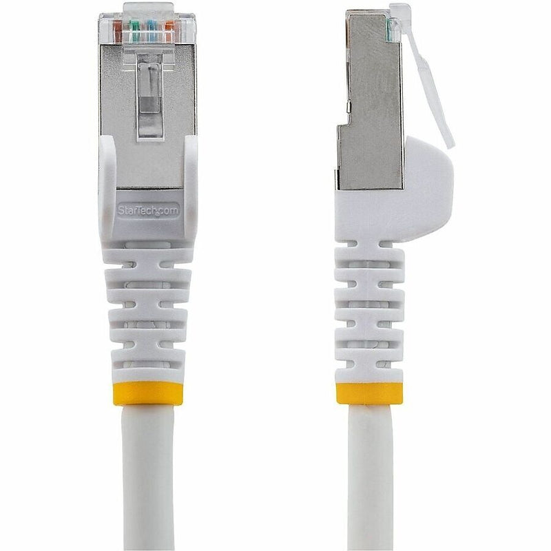 StarTech 100 ft. CAT-6a Ethernet Cable, 27AWG, White (NLWH-100F-6A-PATCH)