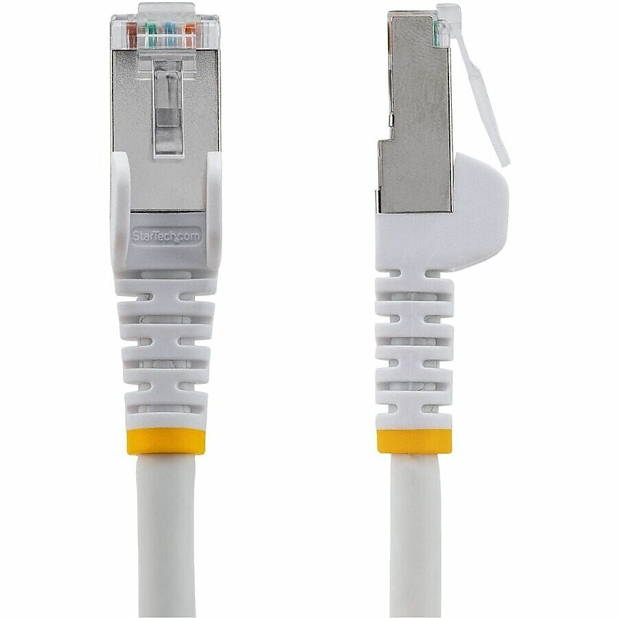 StarTech 100 ft. CAT-6a Ethernet Cable, 27AWG, White (NLWH-100F-6A-PATCH)