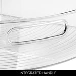 iDesign Lazy Susan Wedge Plastic Organizers, Clear (27743M4)