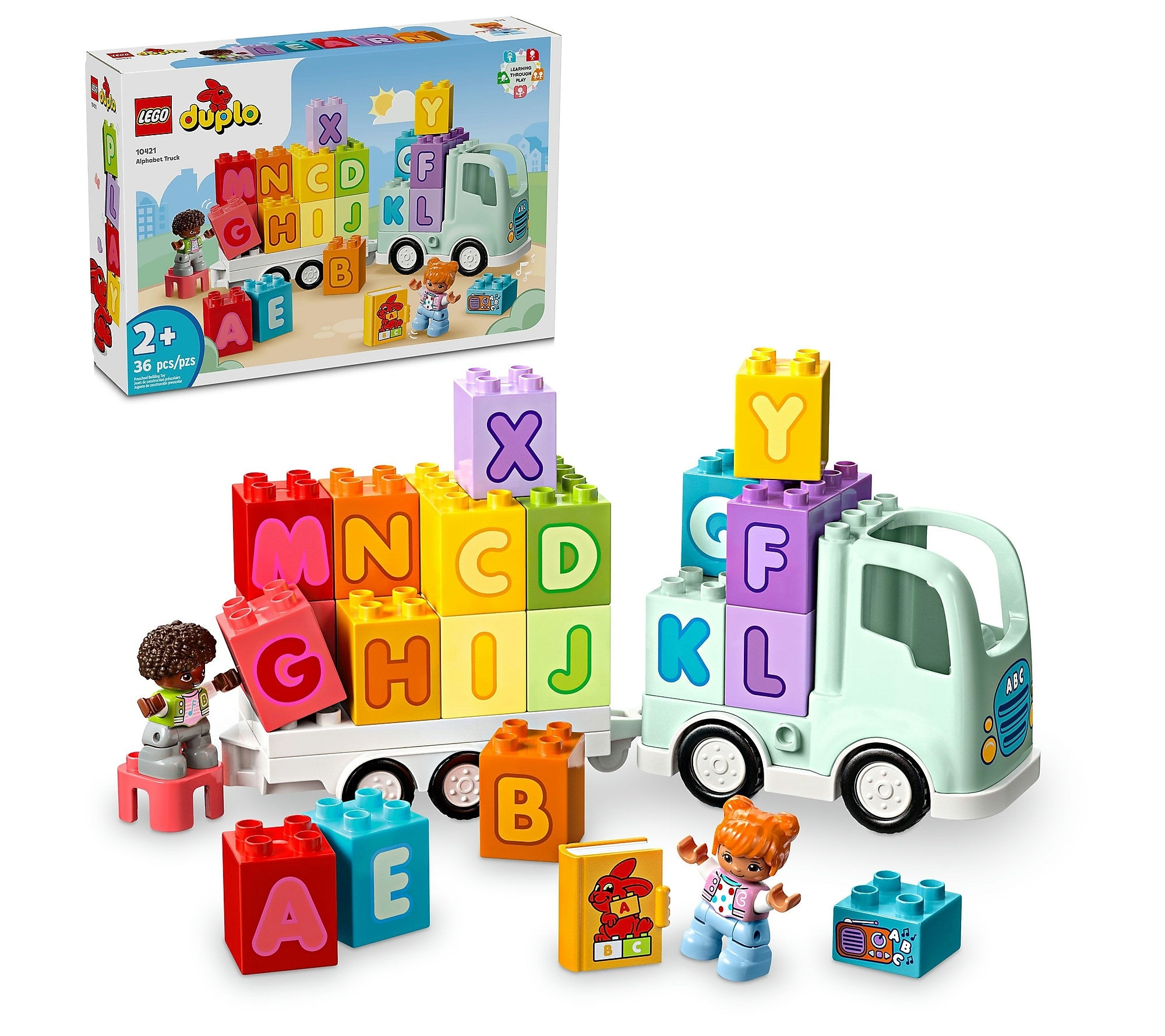 LEGO DUPLO Town Alphabet Truck, 36 Pieces (10421)