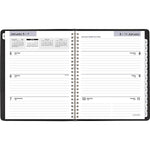 2026 AT-A-GLANCE DayMinder Executive 7" x 8.75" Weekly & Monthly Planner, Faux Leather Cover, Black (G545-00-26)