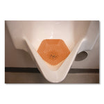 Boardwalk Anti-Splash Urinal Screen, Mango Mist Scent, Orange, 10/Box (WCBX-P-010I010I-04-AAS80-)